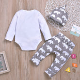 Elephant Print Top & Pant & Hat
